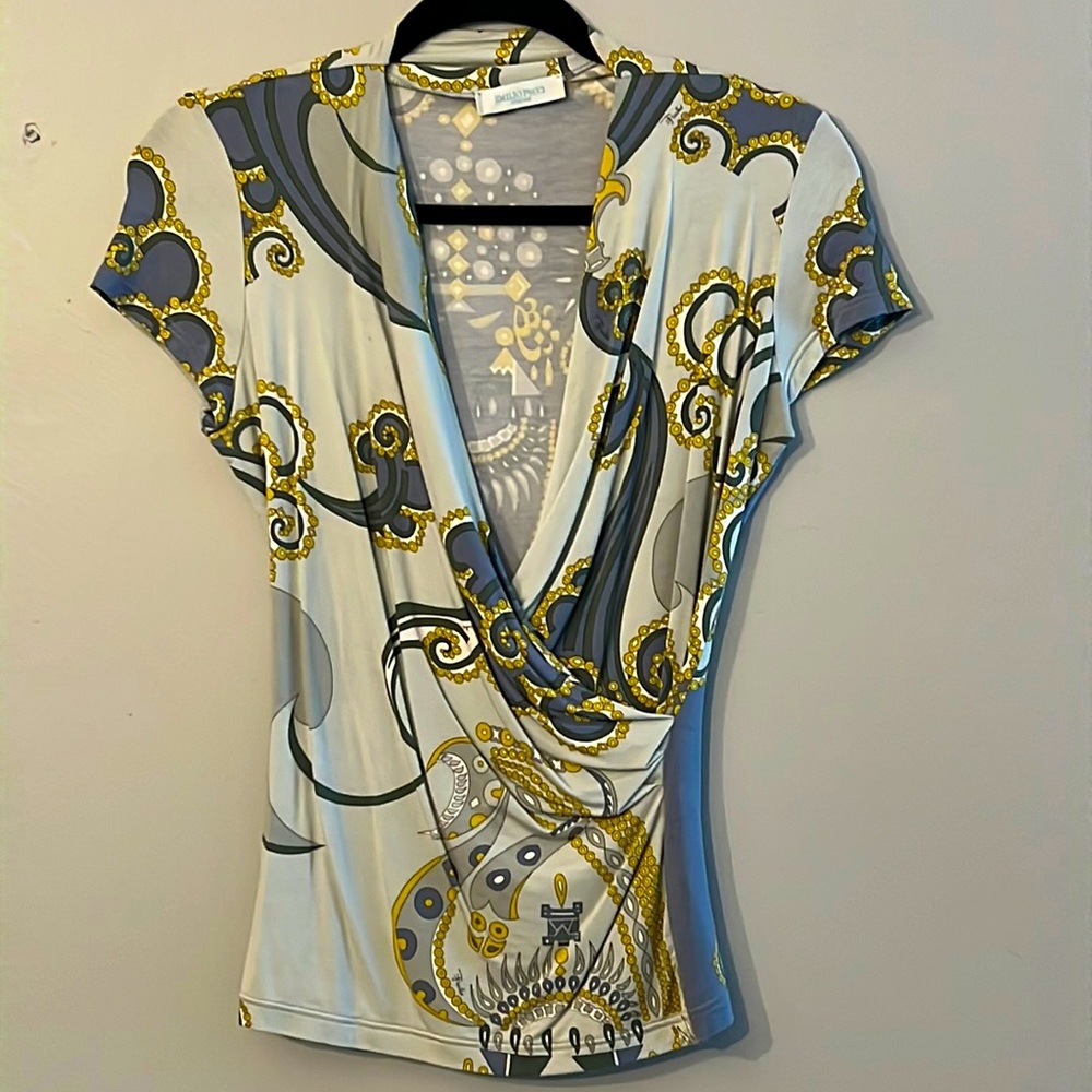 Emilio Pucci blouses. Exelent conditions. Multi colors.